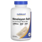 Гималайская соль, 1000 мг, 240 капсул — Nutricost