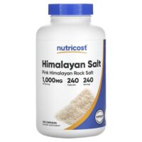 Гималайская соль, 1000 мг, 240 капсул — Nutricost