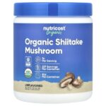 органический порошок из грибов шиитаке, без добавок, 227 г (8 унций) — Nutricost