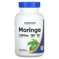 Моринга, 180 капсул (500 мг в каждой капсуле) — Nutricost