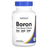 бор, 3 мг, 240 капсул — Nutricost