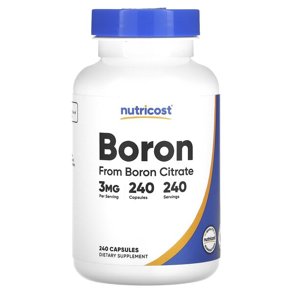 ncs67199_v_8.jpg бор, 3 мг, 240 капсул — Nutricost