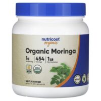 органическая моринга, без добавок, 454 г (16 унций) — Nutricost