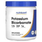 бикарбонат калия, без добавок, 454 г (16 унций) — Nutricost