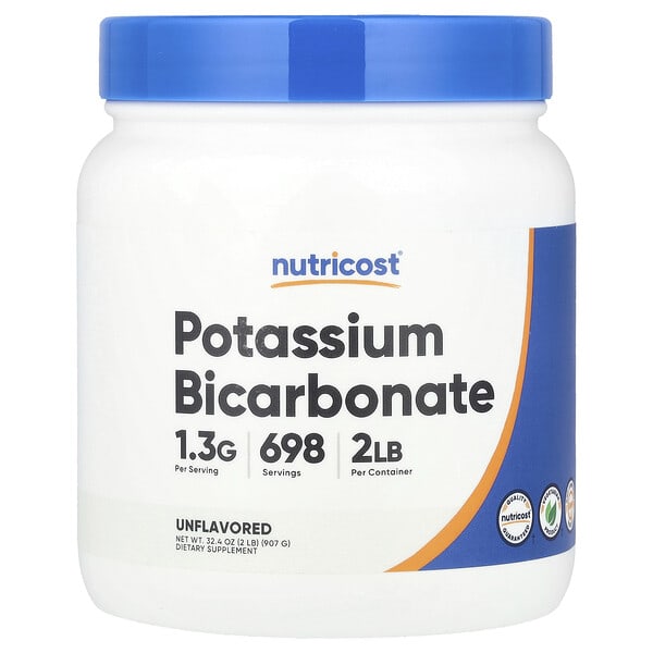 ncs67220_v_24.jpg Бикарбонат калия, без добавок, 907 г (32,4 унции) — Nutricost