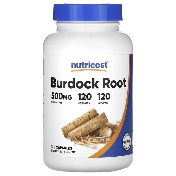 ncs67227_v_8.jpg корень лопуха, 500 мг, 120 капсул — Nutricost