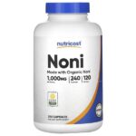 Нони, 240 капсул (500 мг в каждой капсуле) — Nutricost