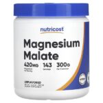 Малат магния, без добавок, 300 г (10,6 унции) — Nutricost