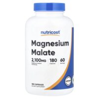 малат магния, 180 капсул (700 мг в 1 капсуле) — Nutricost