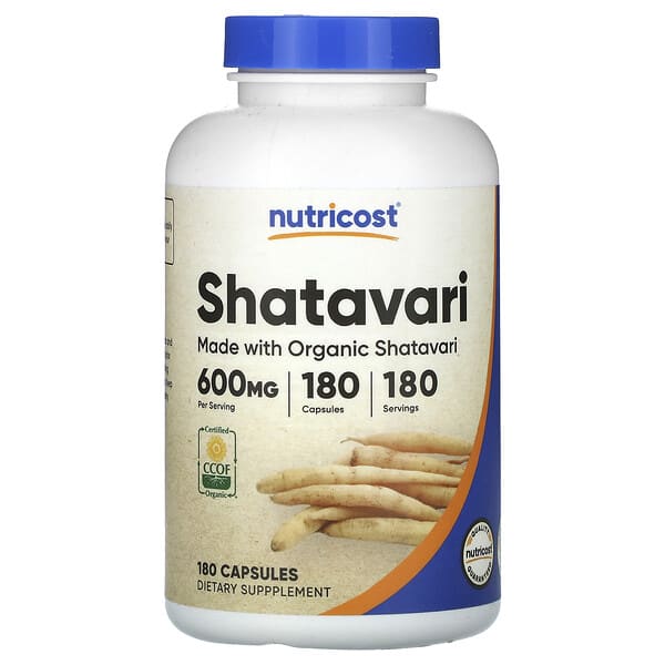ncs67297_v_8.jpg шатавари, 600 мг, 180 капсул — Nutricost