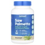 Пальма сереноа, 120 капсул (500 мг на капсулу) — Nutricost