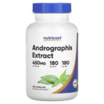 экстракт андрографиса, 450 мг, 180 капсул — Nutricost