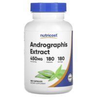 экстракт андрографиса, 450 мг, 180 капсул — Nutricost