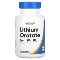 оротат лития, 5 мг, 120 капсул — Nutricost
