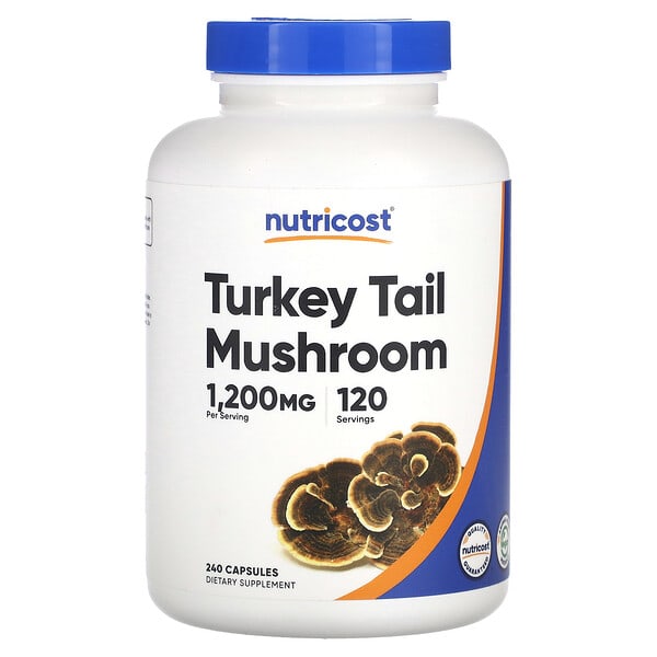ncs67341_v_8.jpg гриб трутовик разноцветный, 240 капсул (600 мг в 1 капсуле) — Nutricost