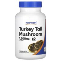 Турецкий гриб, 120 капсул (600 мг на капсулу) — Nutricost