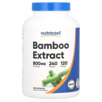 Экстракт бамбука, 240 капсул (400 мг на капсулу) — Nutricost