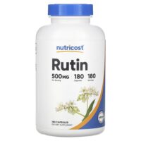 Рутин, 500 мг, 180 капсул — Nutricost