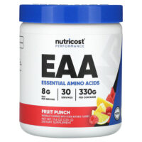 Performance, EAA, незаменимые аминокислоты, фруктовый пунш, 330 г (11,6 унции) — Nutricost