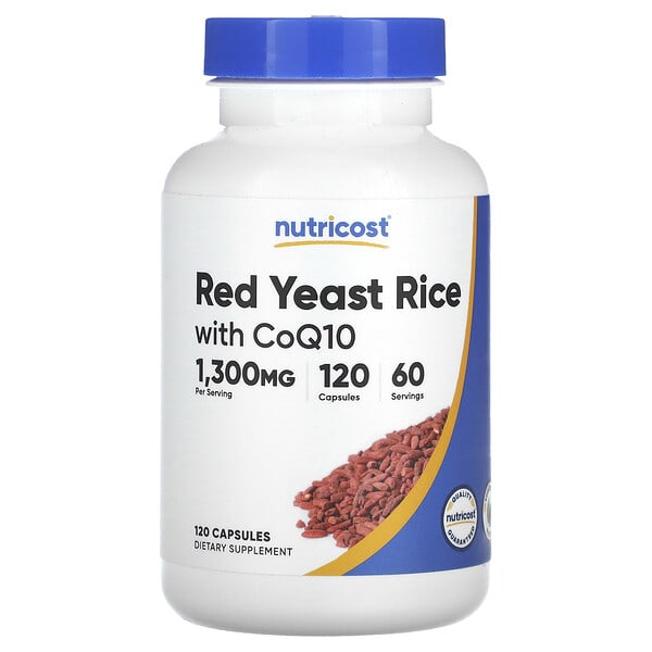 ncs67379_v_8.jpg красный ферментированный рис с коэнзимом Q10, 120 капсул — Nutricost