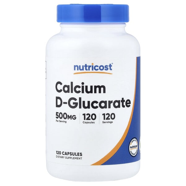ncs67380_v_24.jpg D-глюкарат кальция, 500 мг, 120 капсул — Nutricost
