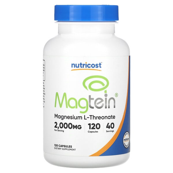 ncs67393_v_8.jpg Magtein®, L-треонат магния, 120 капсул (666 мг на капсулу) — Nutricost