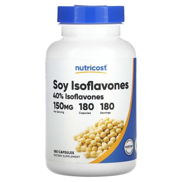 ncs67405_v_8.jpg изофлавоны сои, 150 мг, 180 капсул — Nutricost