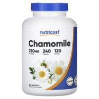 Ромашка, 240 капсул (375 мг в каждой капсуле) — Nutricost