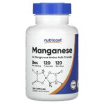 марганец, 8 мг, 120 капсул — Nutricost