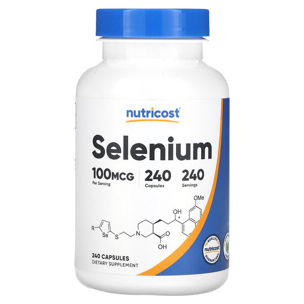 ncs67486_v_8.jpg селен, 100 мкг, 240 капсул — Nutricost
