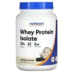 изолят сывороточного протеина, печенье и крем, 907 г (2 фунта) — Nutricost