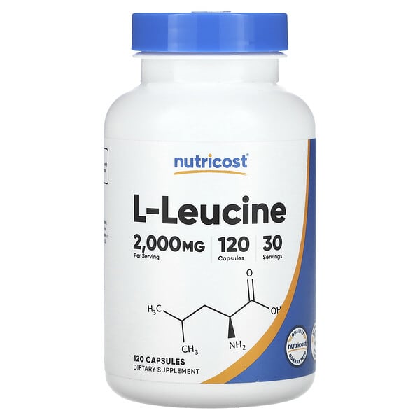 ncs67500_v_8.jpg L-лейцин, 120 капсул (500 мг на капсулу) — Nutricost