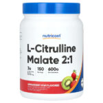 L-цитруллин малат 2:1, клубника и киви, 600 г (21,4 унции) — Nutricost