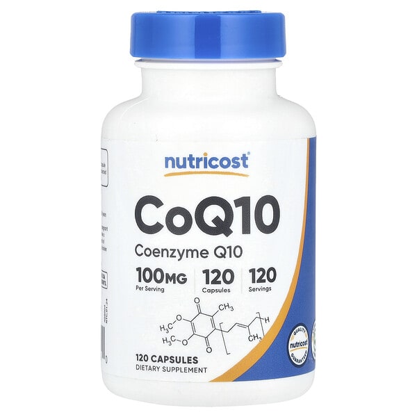 ncs67519_v_8.jpg CoQ10, 100 мг, 120 капсул — Nutricost