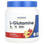 L-глютамин, фруктовый пунш, 500 г (17,9 унции) — Nutricost