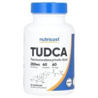 TUDCA, 250 мг, 60 капсул — Nutricost