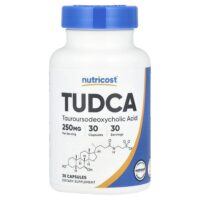 TUDCA, 250 мг, 30 капсул — Nutricost
