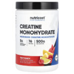 Performance, моногидрат креатина, фруктовый пунш, 500 г (1,1 фунта) — Nutricost