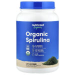органическая спирулина, без добавок, 907 г (32,4 унции) — Nutricost