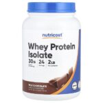 Изолят сывороточного протеина, молочный шоколад, 907 г (2 фунта) — Nutricost