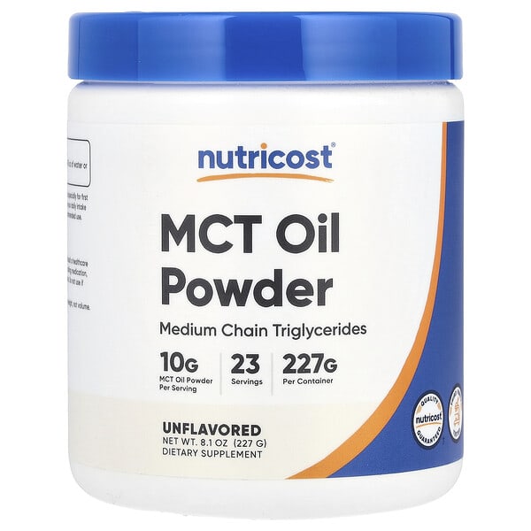ncs67552_v_8.jpg MCT масло в порошке, без добавок, 227 г (8,1 унции) — Nutricost