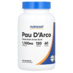 По д'Арко, 120 капсул (550 мг на капсулу) — Nutricost