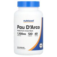 По д'Арко, 120 капсул (550 мг на капсулу) — Nutricost