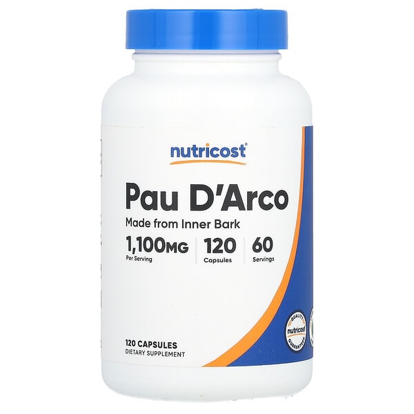 ncs67700_v_8.jpg По д'Арко, 120 капсул (550 мг на капсулу) — Nutricost