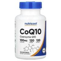 Коэнзим Q10, 100 мг, 120 мягких таблеток — Nutricost