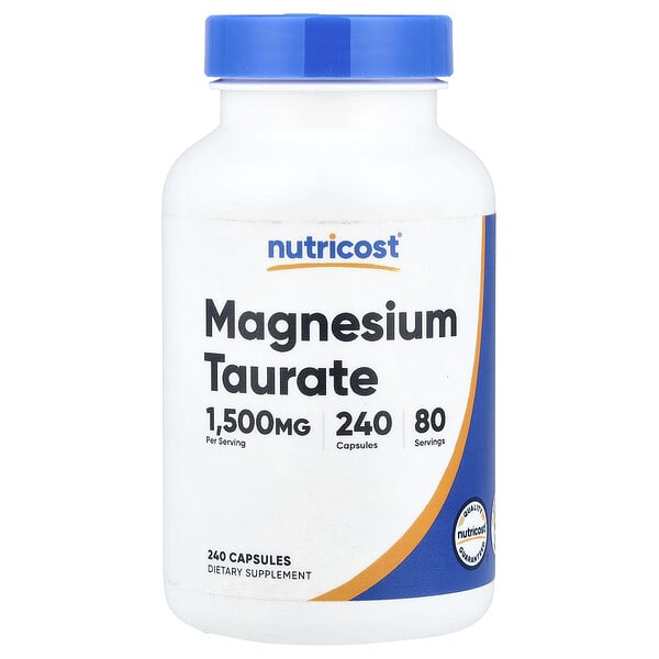 ncs67859_v_24.jpg таурат магния, 240 капсул (500 мг в 1 капсуле) — Nutricost