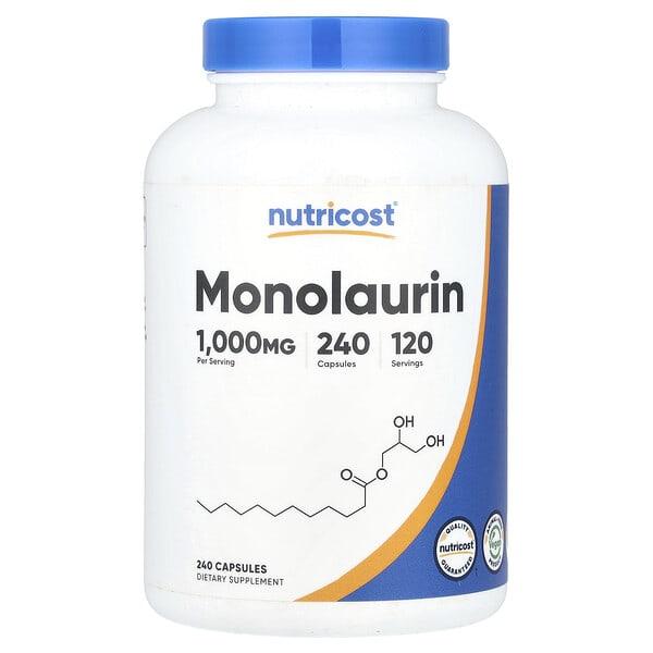 ncs67866_v_8.jpg Монолаурин, 240 капсул (500 мг на капсулу) — Nutricost