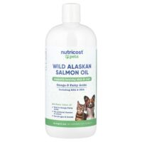 Pets, жир дикого аляскинского лосося, для собак и кошек, для всех возрастов, 946 мл (32 жидк. Унции) — Nutricost