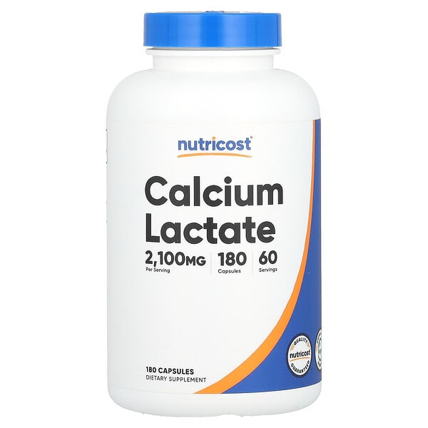 ncs67875_v_8.jpg Лактат кальция, 180 капсул (700 мг на капсулу) — Nutricost