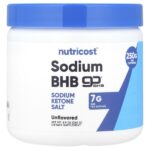 BHB натрия, goBHB®, без добавок, 250 г (8,9 унции) — Nutricost